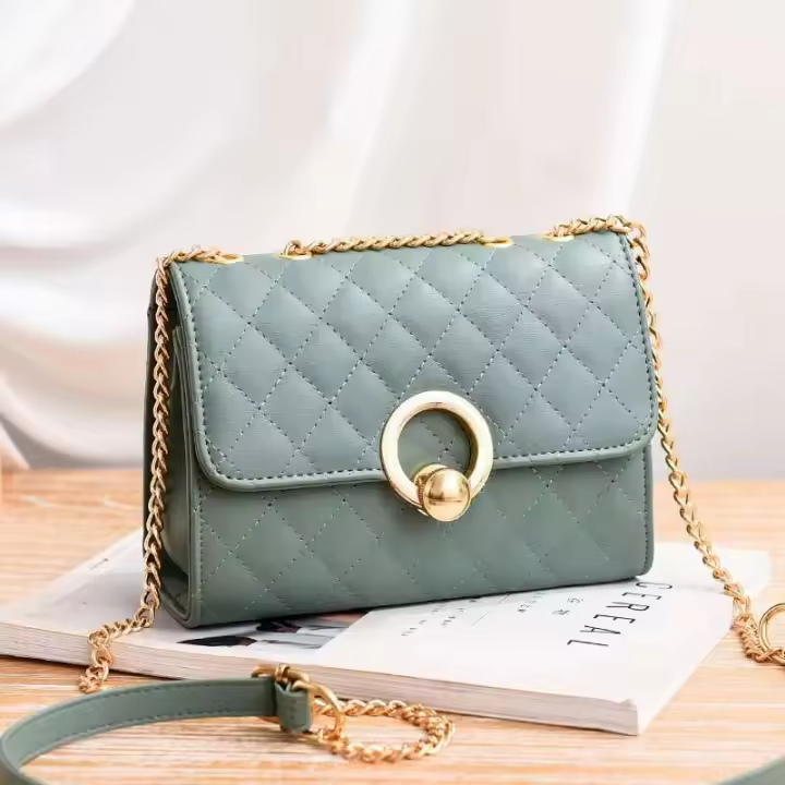 Bolso de mujer Master con cremallera de PU cruzado a la moda con cadena nueva - 1