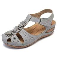 Sandalias de tacón de cuña de verano para mujer - details 7
