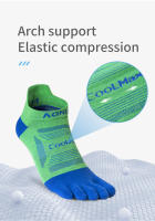 Calcetines Deportivos Unisex AONIJIE con Cinco Punños Diseño Bajo y Athletico para Carrera de Maratón Entrenamiento y Uso Diario - details 4