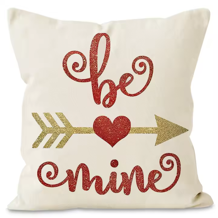Funda de almohada de amor enano para el Día de San Valentín, decoración festiva para fiesta, dormitorio, sofá, funda de almohada - 1