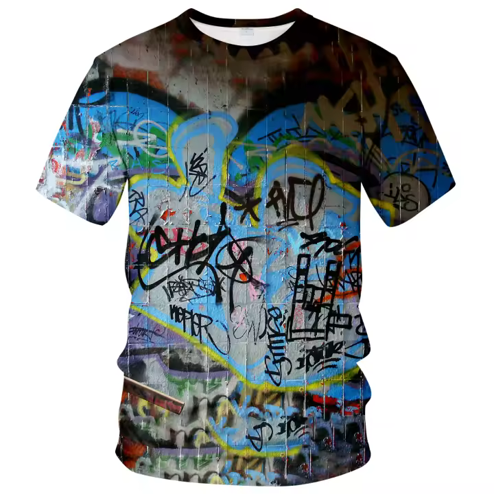 Camiseta con estampado 3D de Hip Hop para hombre y mujer, camiseta de manga corta con patrón de serie Animal, nuevos patrones - 1