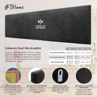 Cabecero de Polipiel o Tela Acualine Liso Dual Dividido en 2 Piezas Tapizado de Alta Gama Cabezal Tapizado Moderno (Tela Beige, 190cm Dual (Camas 180/190)) - details 3