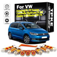 TPKE-Kit de bombillas LED para interiores, para Volkswagen VW Touareg 7L 7P Touran Caravelle Multivan T4 5 6 Caddy 3 4 Sharan 7M 7N Canbus - details 0