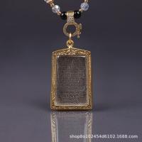 Colgante de estilo tailandés con concha chapada en oro de la marca Chongdi Fuwen Buddha, adecuado tanto para hombres como para mujeres - details 2