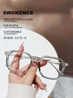 Gafas graduadas personalizadas Mya para hombres y mujeres, monturas minimalistas, lentes de alta claridad, astigmatismo miopía personalizable F081 - details 0