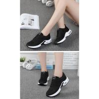 Zapatillas de deporte de moda para mujer, zapatos de tenis transpirables de malla con cojín de aire, fondo suave, para correr al aire libre - details 2