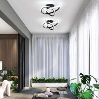 Plafón LED de Techo Creativo 30W 3375LM, GOECO, Aluminio Negro, 3000-6500K Dimmable, Lámpara de Techo Moderna para Sala de estar, Dormitorio, Comedor, 30*30*10 CM - details 5