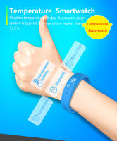 Pulsera inteligente Digital LED con termómetro, pulsera con alarma de vibración, resistente al agua, para estudiantes - details 0