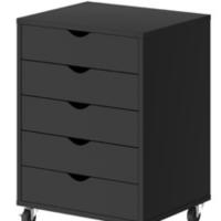 Archivador móvil con 5 cajones