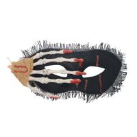 Máscara de ojos para Halloween, parche para ojos, Cosplay, puesta en escena, máscara de mano de calavera de Halloween, accesorios divertidos para fiesta, máscara de media cara para Cosplay - details 6