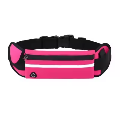 Riñonera deportiva para hombre y mujer, bolso de cintura para correr, cartera impermeable, soporte portátil para teléfono - 1