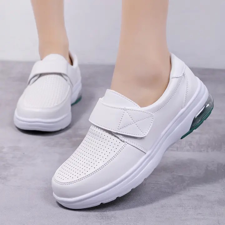 Zapatos de enfermería para mujer, calzado ligero y cómodo para enfermera, mocasines de trabajo impermeables para restaurante - 1