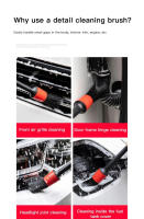Cepillo de lavado de coche pequeño detalle, herramientas de limpieza Interior automotriz, salida de aire acondicionado, cepillo de limpieza - details 1