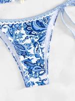 2025 Halter String Triangle Bikini de dos piezas traje de baño para mujer traje de baño femenino bañistas traje de baño ropa de playa verano - details 3