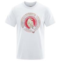 Camiseta de Manga Corta para Hombre, Camisa con Estampado de Cuervo Vikingo del Rey Ragnar, Estilo Informal y Hiphop, Ropa Veraniega, Cómoda y a la Moda, Año 2022 - details 12