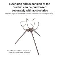 Soporte de Expansión para Estufa de Tipo Tarjeta Estante Estable de Altura para Campamento y Barbacoa Aleación de Aluminio Deportes y al Aire Libre - details 6