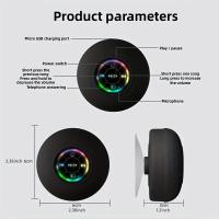 Altavoz Bluetooth, portátil e impermeable con ventosa, altavoz de baño compacto - details 6