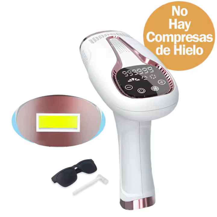 Vancostar-depiladora láser de refrigeración para hombres y mujeres, removedor de pelo lPL, Flash Touch, 2 opciones, recortadora de Bikini, 999900 - 1