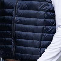 Puede empaquetar un chaleco de plumón de pato para hombre y mujer, clásico occidental, ultraligero y ligero - details 9