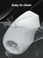 Leten masturbación masculina silicona suave masturbador estirable bolsillo coño impermeable productos para adultos juguete sexual para hombres - details 2