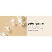 2% lactic acid (form of AHA) hydrates, exfoliates & strengthen's skin's barrier