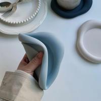 Posavasos de silicona antideslizante con forma de nube, posavasos nórdico a prueba de calor para café, bandeja de almacenamiento decorativa gruesa para escritorio, 2 uds. - details 13