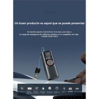 Infladores de neumáticos, compresores de aire portátiles, bombas de neumáticos sin cable de 150 PSI, bombas de aire para coches, motos, bicicletas, balón con manómetro y luces LED - details 1
