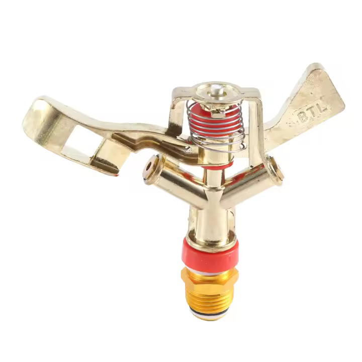Caliente nuevo 1/2 pulgadas conector Dual aleación de Zinc 360 grados girar brazo basculante rociador de agua boquilla de pulverización aspersor de riego de jardín - 1
