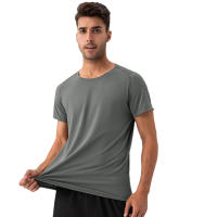 Camisas de entrenamiento para hombres, Camisas de manga corta atléticas, Camisas de secado rápido con cuello redondo para correr - details 7
