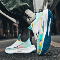 Men Women Sports Casual Walking Sneakers Classic Fashion Athletic Gym Running Lacing up Breathable Lightweight Non-Slip Shoes - details 17