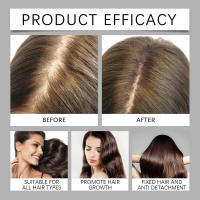 El aceite de ricino repone y nutre el cabello para una fragancia duradera. Mascarilla para el cuidado del cabello - details 8