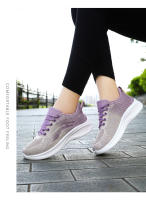 Zapatos de running mujeres 2024 casual suela suave zapatillas transpirables zapatos individuales fly weave mesh top zapatos venta al por mayo - details 7