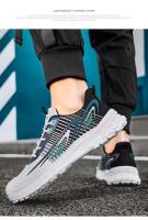 Zapatos corrientes de los deportes ocasionales de los hombres respirables de la ropa deportiva que caminan de la malla barata del logotipo de la marca - details 14