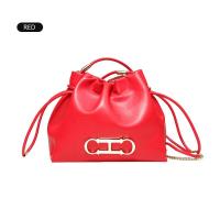 CH estilo Casual diario pequeño Premium Sense Commuter alta calidad diseño de Color sólido bolso de hombro de mujer mochila de lujo de alta gama - details 5