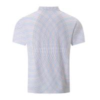 Nueva camiseta polo urbana a rayas para hombre con impresión digital 3D, línea de moda, ambiente simple, deportes de ocio - details 2
