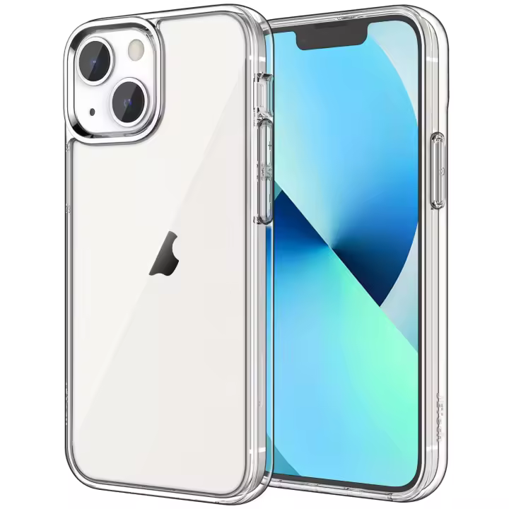 Funda para iPhone 16,15,14,13, Carcasa antiamarilla de Parachoques a Prueba de Golpes, Respaldo Transparente Antiarañazos (HD Clara) - 1
