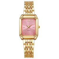 Nuevo Reloj informal con banda de acero para mujer, esfera cuadrada, reloj de pulsera de cuarzo para estudiante - details 20