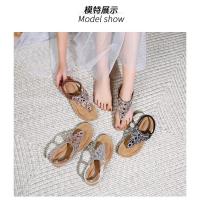 Sandalias Mujer 2025 con Cristales y Plataforma |   Tira en Dedo para Verano, Diseño Elegante y Fresco para Playa y Ciudad - details 8