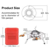 Quemador de camping, 3200W, encendedor eléctrico plegable a prueba de viento, estufa de gas portátil, camping al aire libre, senderismo y pesca - details 4