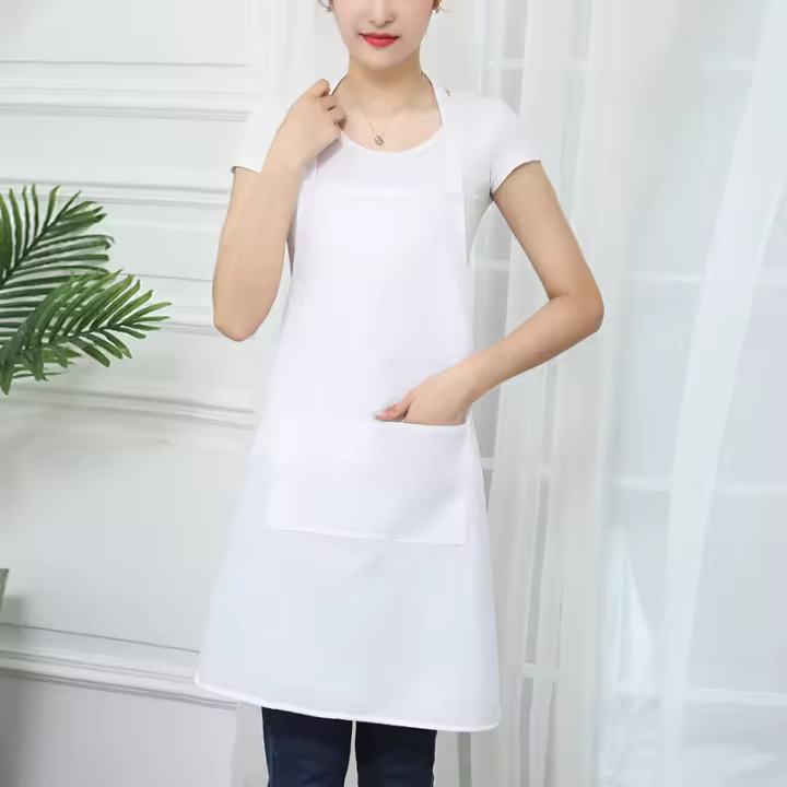 Delantal de cocina impermeable para hombres y mujeres, delantales de Chef, babero, Idea para lavar platos, limpieza, accesorios de cocina - 1