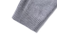 Jersey informal de cuello alto para hombre, suéter de punto, Color sólido - details 12