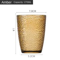 Vasos acrílicos reutilizables para beber, vasos de plástico irrompibles, aptos para lavavajillas, 270ML - details 2