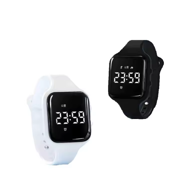 Reloj despertador vibratorio 3D para estudiantes, cronógrafo deportivo, versión coreana, Simple y a la moda, masculino y femenino - 1