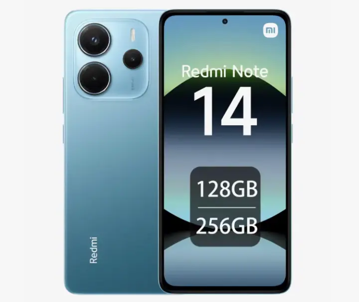 Teléfono Móvil Xiaomi Redmi Note 14 4G Smartphone 6GB+128GB 8GB+256GB, Pantalla de 6.67 AMOLED FHD+ 120Hz, MediaTek Helio G99-Ultra, cámara de 108MP, 5500 mAh, NFC, Cargador no incluido - 1