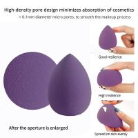 Licuadora de poliuretano suave, 1/4/8 piezas, accesorios de maquillaje de belleza con forma de huevo para mujeres - details 1