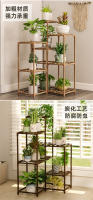 Soporte de plantas de madera para interiores y exteriores, estante de exhibición de plantas de escalera, estante de almacenamiento de plantas de balcón, soporte de estante de flores - details 5