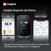 GPS Computadora Bicicleta, Navegación por vías, Pantalla a Color de 2,4'' Resistente al Agua, Datos Personalizados, 11 Idiomas, Bluetooth y WiFi - details 5