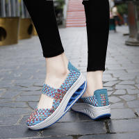 Mocasines de plataforma para mujer, zapatillas cómodas sin cordones, zapatos ligeros para caminar, gris, trabajo, mecedoras largas horas - details 29