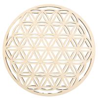 Juego de Arte de pared de Geometría Sagrada, arte de pared de madera, escultura, decoraciones de pared para decoración del hogar, 3 piezas por juego - details 5