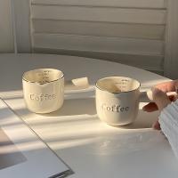 Taza De Extracción De Espresso Cerámica Con Escala Taza De Leche Para Café De Alta Calidad Accesorios De Café Para El Hogar Regalos Ounce Gruesa Exquisita - details 12